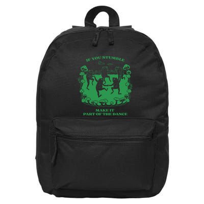 If You Stumble Make It Part Of The Dance Frog 16 in Basic Backpack