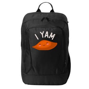 I Yam Shes My Sweet Potato Couples Matching Thanksgiving Gift City Backpack