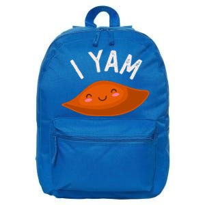 I Yam Shes My Sweet Potato Couples Matching Thanksgiving Gift 16 in Basic Backpack