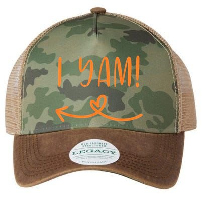 I Yam - She's my sweet potato Legacy Tie Dye Trucker Hat