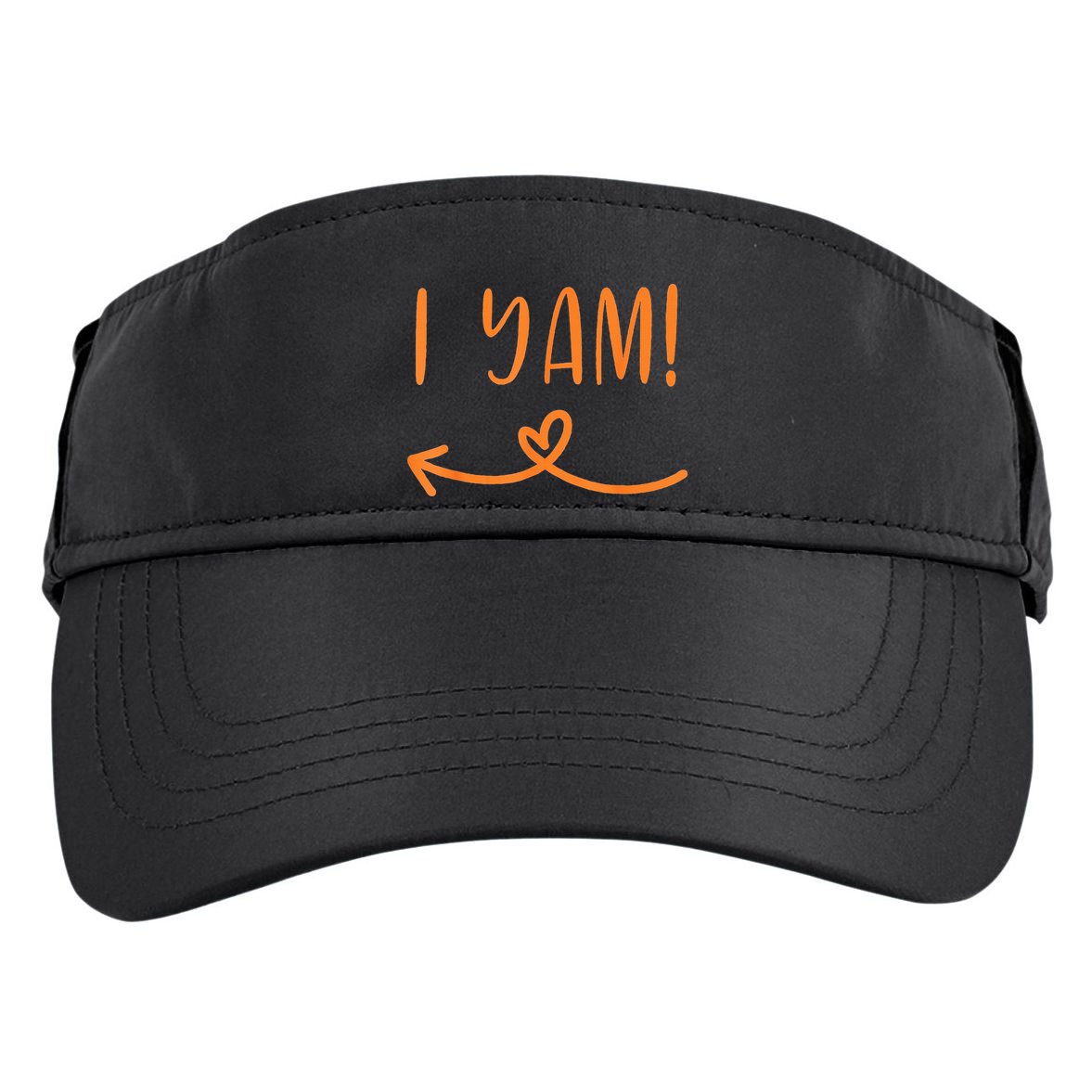 I Yam - She's my sweet potato Adult Drive Performance Visor