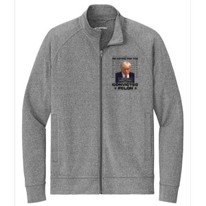 If You Still Hate Trump After This Biden Show Vote Trump Stretch Full-Zip Cadet Jacket