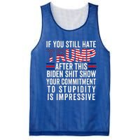 If You Still Hate Trump After This Biden Show Vote Trump Mesh Reversible Basketball Jersey Tank