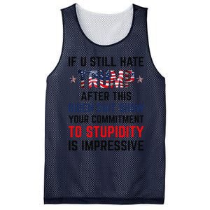 If You Still Hate Trump After This Biden Shit Show Funny Mesh Reversible Basketball Jersey Tank