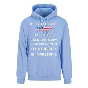 If You Still Hate Trump After This Biden Show Vote Trump Unisex Surf Hoodie