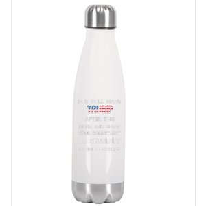 If You Still Hate Trump After This Biden Show Vote Trump Stainless Steel Insulated Water Bottle