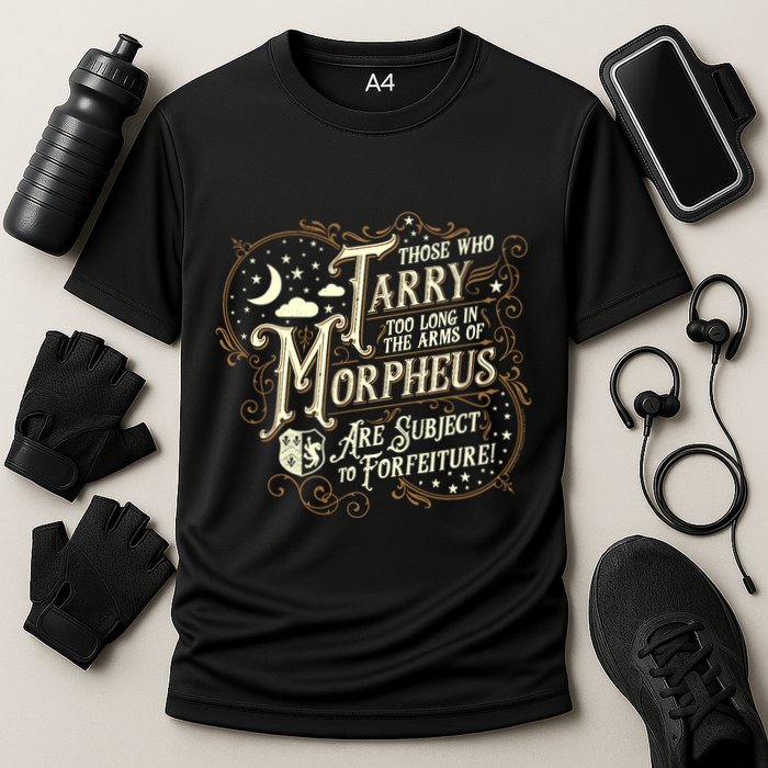 If You Snooze You Lose Grandiloquent Funny Quote Performance Shirt