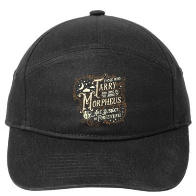 If You Snooze You Lose Grandiloquent Funny Quote 7-Panel Snapback Hat