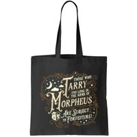 If You Snooze You Lose Grandiloquent Funny Quote Bag