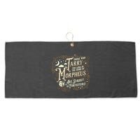 If You Snooze You Lose Grandiloquent Funny Quote Large Microfiber Waffle Golf Towel