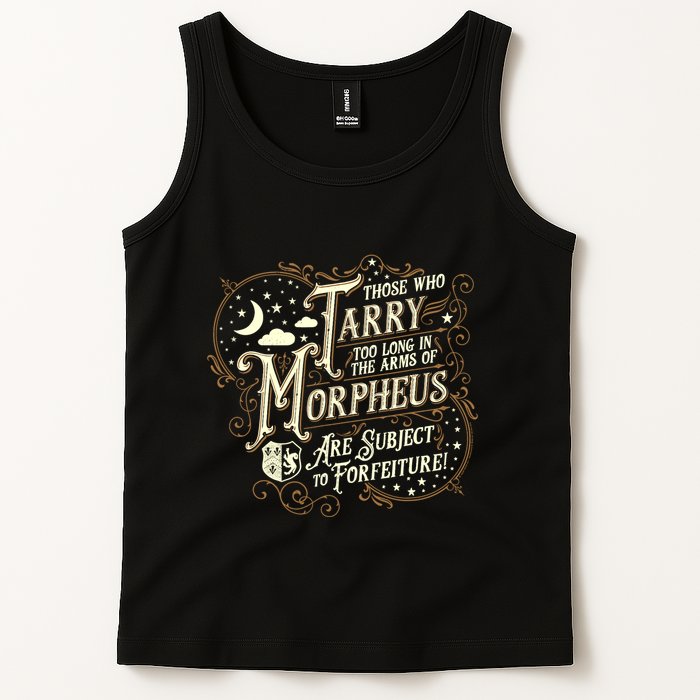 If You Snooze You Lose Grandiloquent Funny Quote Tank Top