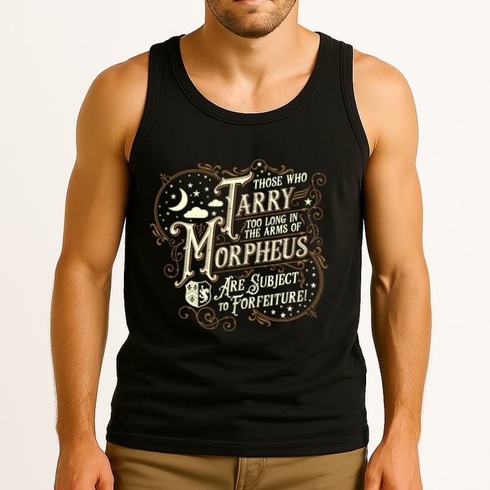 If You Snooze You Lose Grandiloquent Funny Quote Tank Top