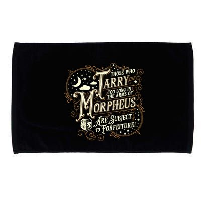 If You Snooze You Lose Grandiloquent Funny Quote Microfiber Hand Towel