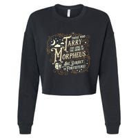 If You Snooze You Lose Grandiloquent Funny Quote Cropped Pullover Crew