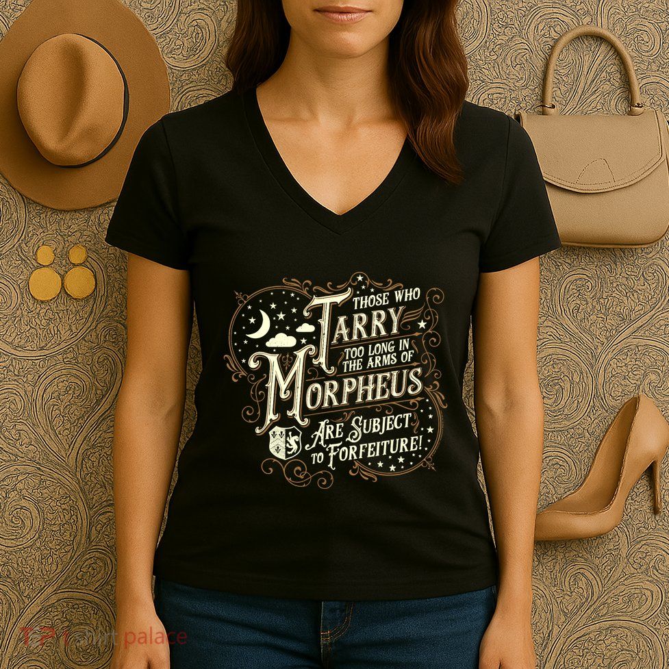 If You Snooze You Lose Grandiloquent Funny Quote Women's V-Neck T-Shirt