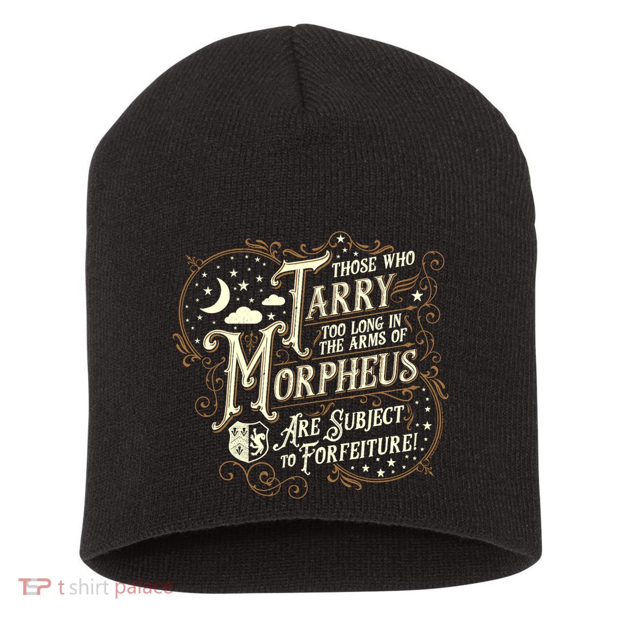 If You Snooze You Lose Grandiloquent Funny Quote Short Acrylic Beanie