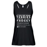 If You See Some Terries Trying To Get Froggy Ladies Essential Flowy Tank