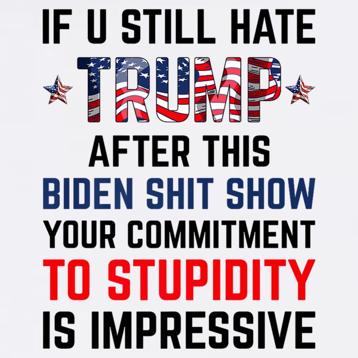 If You Still Hate Trump After This Biden Shit Show Funny Short Acrylic Beanie