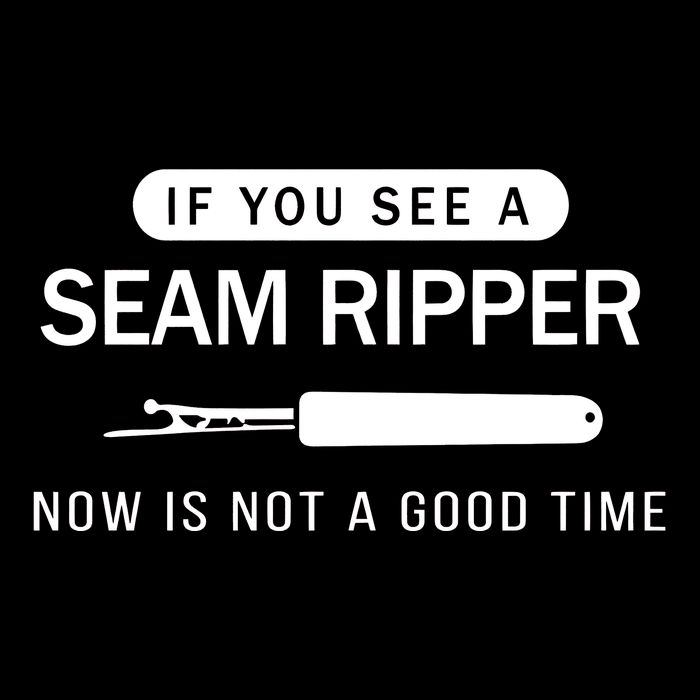 If You See A Seam Ripper Now Is Not A Good Time 16 in Basic Backpack