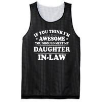 If You Think Im Awesome You Should Meet My Son In Law Mesh Reversible Basketball Jersey Tank