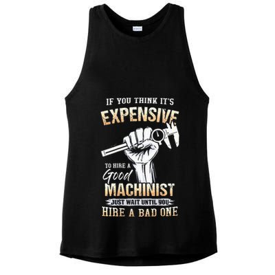 If You Think ItS Expensive To Hire A Good Machinist Ladies PosiCharge Tri-Blend Wicking Tank