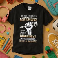 If You Think ItS Expensive To Hire A Good Machinist Kids T-Shirt