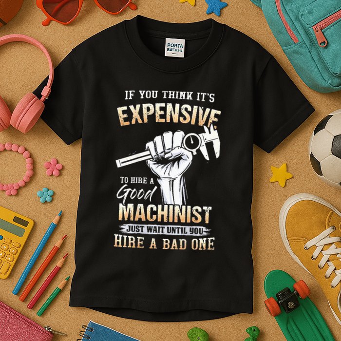 If You Think ItS Expensive To Hire A Good Machinist Kids T-Shirt