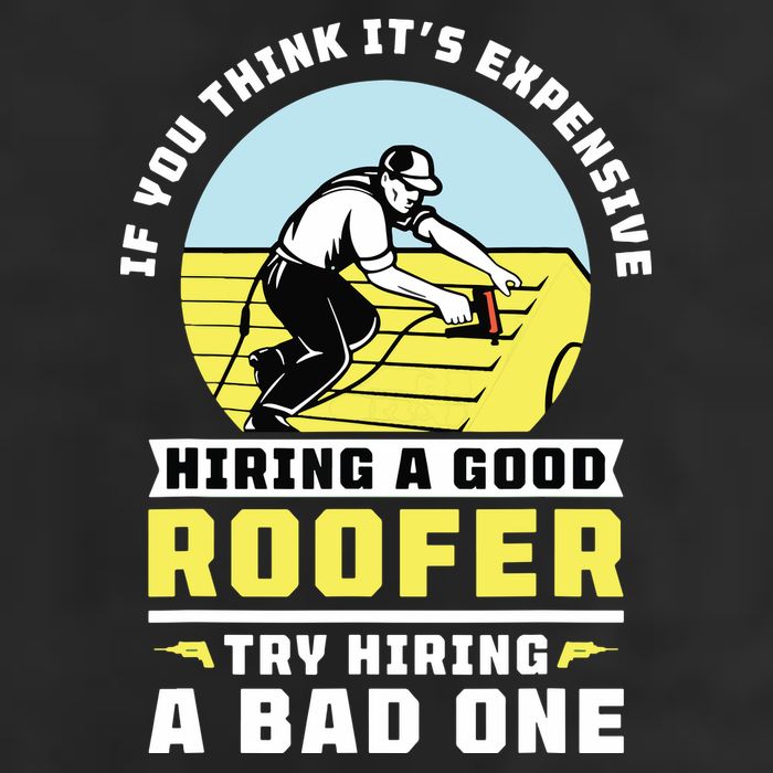 If You Think Its Expensive Hiring A Good Roofer Roofing Golf Towel
