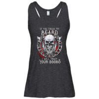 If You Touch My Beard I Will Touch Your Boobs Ladies Essential Flowy Tank