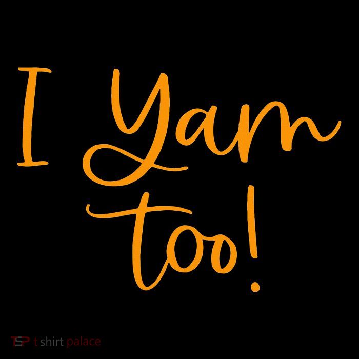 I Yam Too Top For Matching Family Thanksgiving Funny Tops 7-Panel Snapback Hat