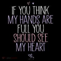 If You Think My Hands Are Full You Should See My Heart Sweat Impact Tech Backpack