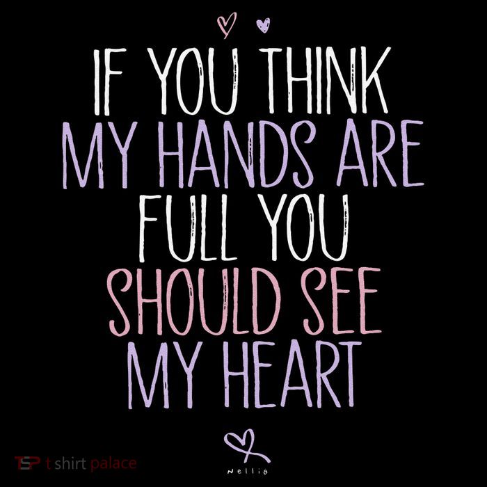 If You Think My Hands Are Full You Should See My Heart Sweat Youth Performance Sprint T-Shirt