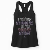 If You Think My Hands Are Full You Should See My Heart Sweat Womens Tank Top