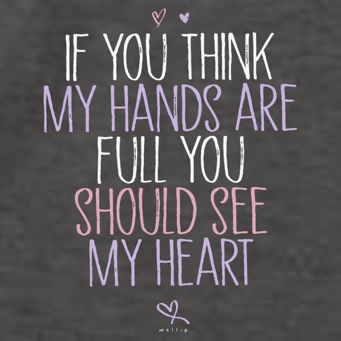 If You Think My Hands Are Full You Should See My Heart Sweat Vector Backpack