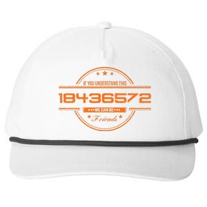 If You Understand This 18436572 We Can Be Friends Snapback Five-Panel Rope Hat