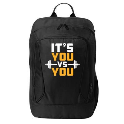 It's You Vs You Gym Workout Fitness City Backpack