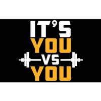 It's You Vs You Gym Workout Fitness Bumper Sticker