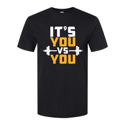 It's You Vs You Gym Workout Fitness Softstyle® CVC T-Shirt