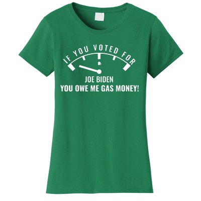 If You Voted For Biden You Owe Americans Gas Money Women's T-Shirt