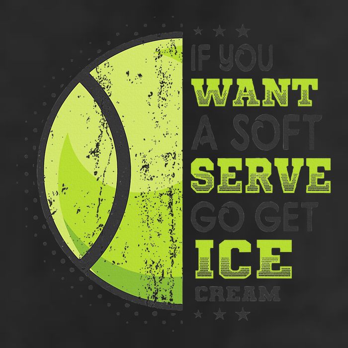 If You Want A Soft Serve Go Get Ice Cream Funny Tennis Cool Comfort Performance Bucket Hat