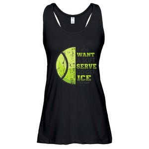 If You Want A Soft Serve Go Get Ice Cream Funny Tennis Ladies Essential Flowy Tank