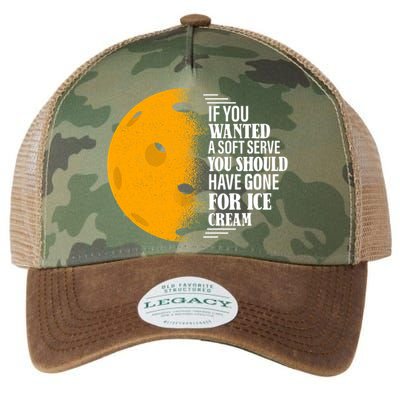 If You Wanted A Soft Serve Funny Pickleball TShirt Legacy Tie Dye Trucker Hat