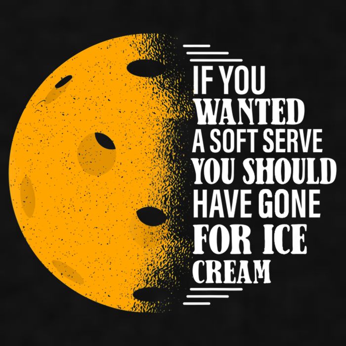 If You Wanted A Soft Serve Funny Pickleball TShirt Ladies PosiCharge Tri-Blend Wicking Tank