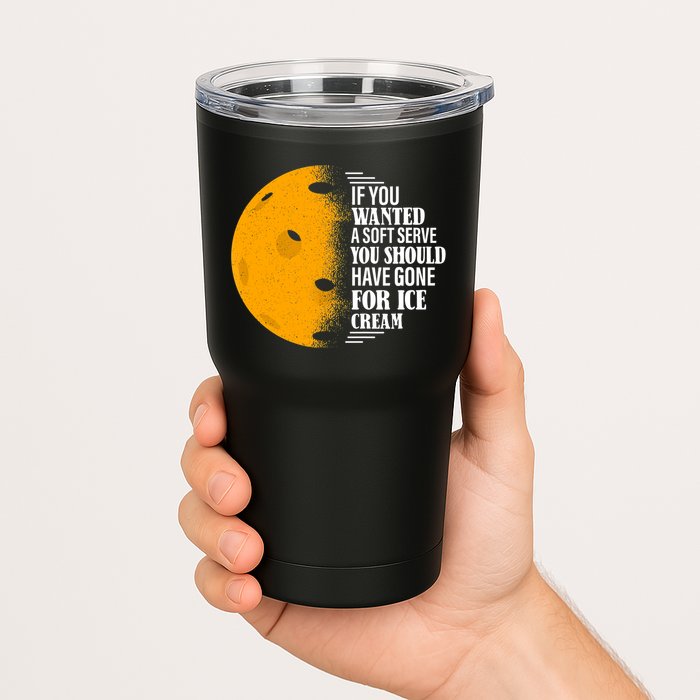 If You Wanted A Soft Serve Funny Pickleball TShirt Tumbler