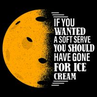 If You Wanted A Soft Serve Funny Pickleball TShirt Mousepad