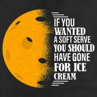 If You Wanted A Soft Serve Funny Pickleball TShirt 25L Jumbo Tote
