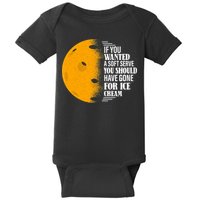 If You Wanted A Soft Serve Funny Pickleball TShirt Baby Bodysuit