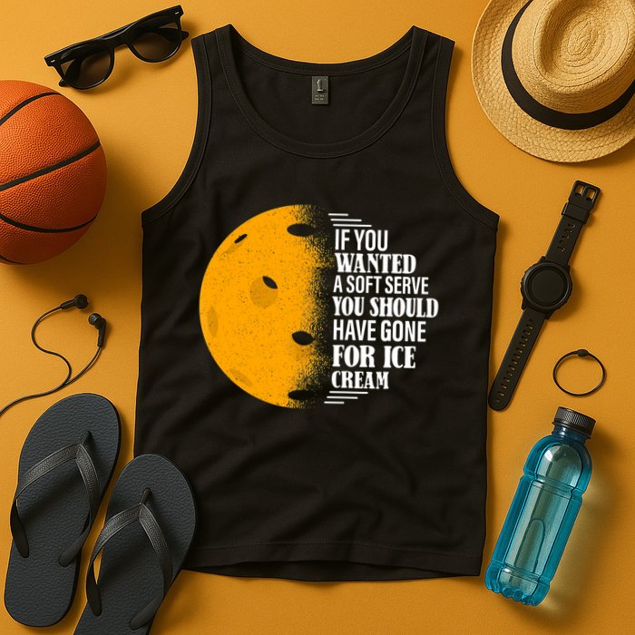 If You Wanted A Soft Serve Funny Pickleball TShirt Tank Top