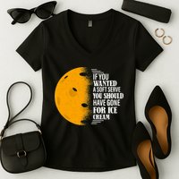 If You Wanted A Soft Serve Funny Pickleball TShirt Women's V-Neck T-Shirt