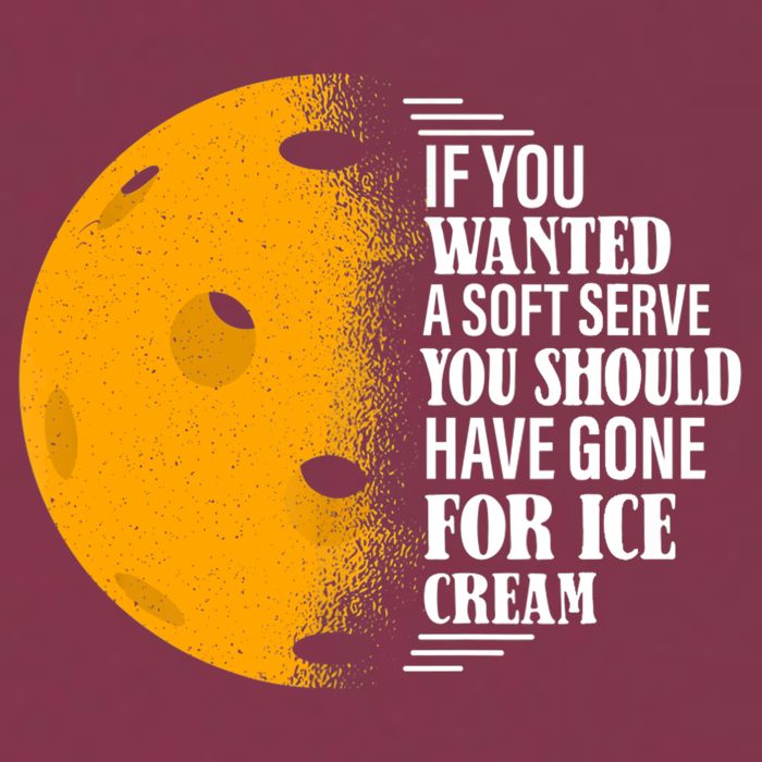If You Wanted A Soft Serve Funny Pickleball TShirt 16oz Travel Tumbler